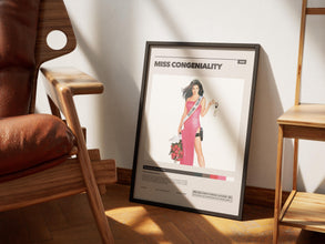 Miss Congeniality Poster, Sandra Bullock, Vintage Wall Art, Retro Movie 1890222066