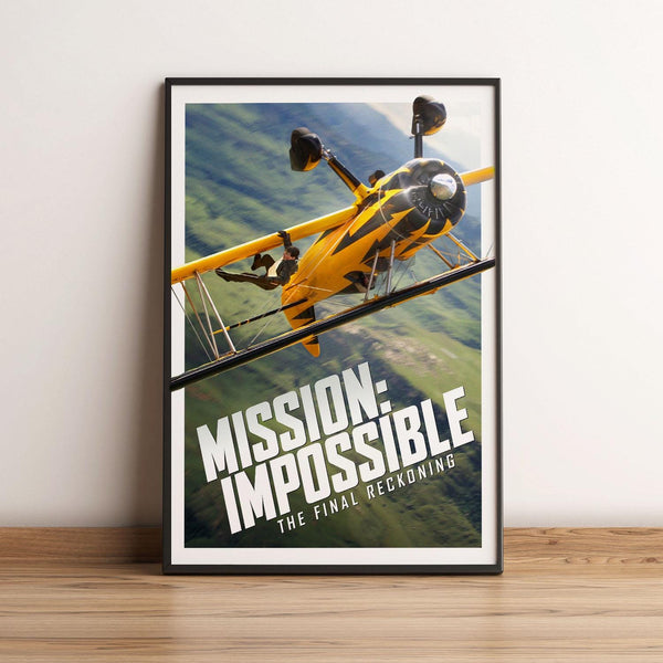Mission Impossible Final Reckoning Movie Poster, Ethan Hunt Action Spy Film Wall Art Print, Tom Cruise Glossy Large Format Decor Best Gift 4307361696