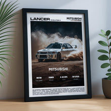 Mitsubishi Lancer Evo V Poster – JDM Rally Car Wall Art Print, Evo 5 Turbo Poster for Garage, Office or Living Room – Car Gift 4371078005