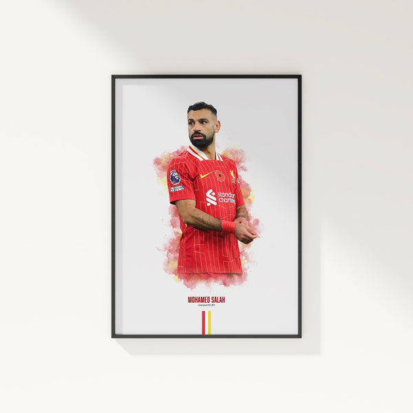 Mo Salah Liverpool FC Poster Premier League Football Wall Art 1776042871