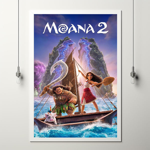 Moana 2 2024 Poster Art Print Movie Posters TV Posters Gift for Movie lovers