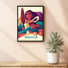 Moana 2 2024 Poster Art Print Movie Posters TV Posters Gift for Movie lovers 2