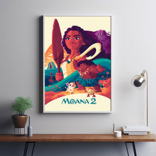Moana 2 2024 Poster Art Print Movie Posters TV Posters Gift for Movie lovers 2
