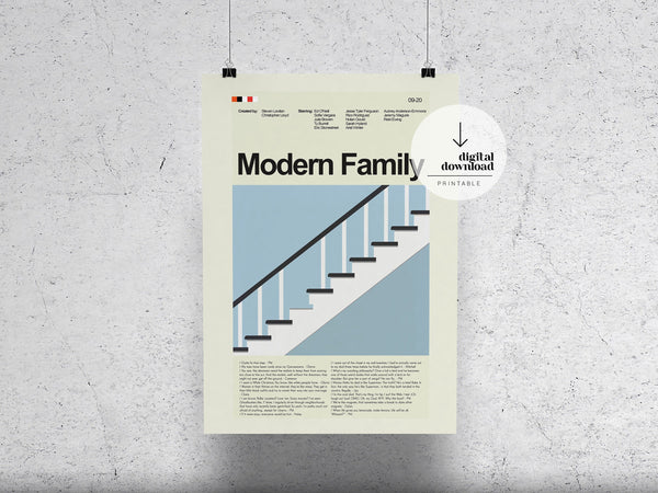 Modern Family  Minimalist Movie Poster 1455363281