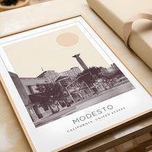 Modesto Poster Print, Modesto Travel Poster, Modesto Minimalistic Wall Art, Modesto, California, United States 1882436853