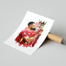 Mohamed Salah - 202425 - Trophy - Football Poster - Football Print 1840210562