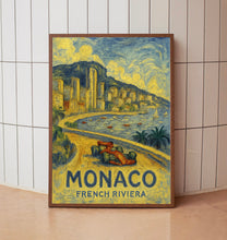 Monaco French Riviera Travel Print, French Riviera Wall Art, Custom City Travel Poster, Travel Home Decor, Birthday Present