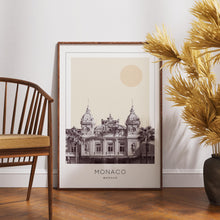 Monaco Poster Print, Monaco Travel Poster, Monaco Minimalistic Wall Art, Monaco, Monaco 1882437845