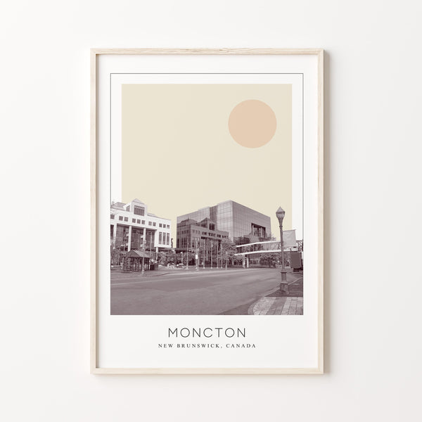 Moncton Poster Print, Moncton Travel Poster, Moncton Minimalistic Wall Art, Moncton, New Brunswick, Canada 1882437491