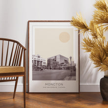 Moncton Poster Print, Moncton Travel Poster, Moncton Minimalistic Wall Art, Moncton, New Brunswick, Canada 1882437491