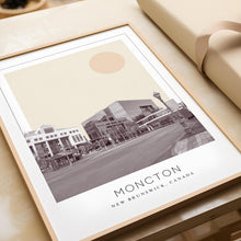 Moncton Poster Print, Moncton Travel Poster, Moncton Minimalistic Wall Art, Moncton, New Brunswick, Canada 1882437491
