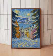 Mont Tremblant Quebec Travel Poster, Canadian Mountain Print, Ski Resort Wall Art, Nature Adventure Decor, Gift