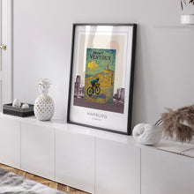 Mont Ventoux Cycling Travel Poster, France, Provence, Mountain, Tour de France, Vintage Travel Print, Road Bike, Cycling Alps, Retro Artwork