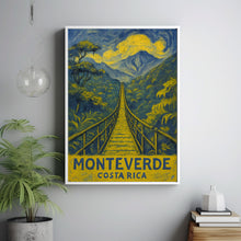 Monteverde Costa Rica Travel Print, Monteverde Costa Rica Travel Poster Print, Costa Rica Wall Art, Costa Rica Travel Wall Decor