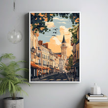 Montpellier Travel Poster Wall Art, Travel Print of Montpellier, Montpellier Art Lovers Gift