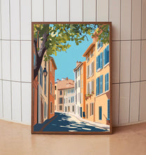 Montpellier Travel Poster Wall Art, Travel Print of Montpellier, Montpellier Art Lovers Gift 1