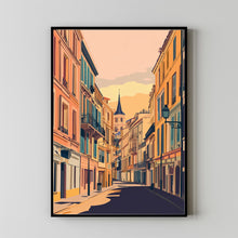 Montpellier Travel Poster Wall Art, Travel Print of Montpellier, Montpellier Art Lovers Gift 2