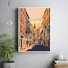 Montpellier Travel Poster Wall Art, Travel Print of Montpellier, Montpellier Art Lovers Gift 2