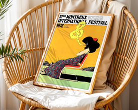 Montreux 1976, jazz festival original poster, downloadable HQ file ready to print instantly! 959851340