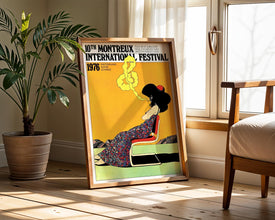 Montreux 1976, jazz festival original poster, downloadable HQ file ready to print instantly! 959851340