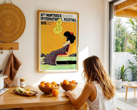 Montreux 1976, jazz festival original poster, downloadable HQ file ready to print instantly! 959851340