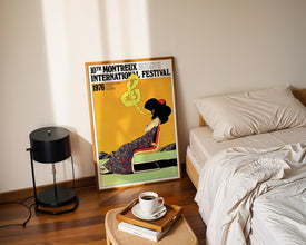 Montreux 1976, jazz festival original poster, downloadable HQ file ready to print instantly! 959851340