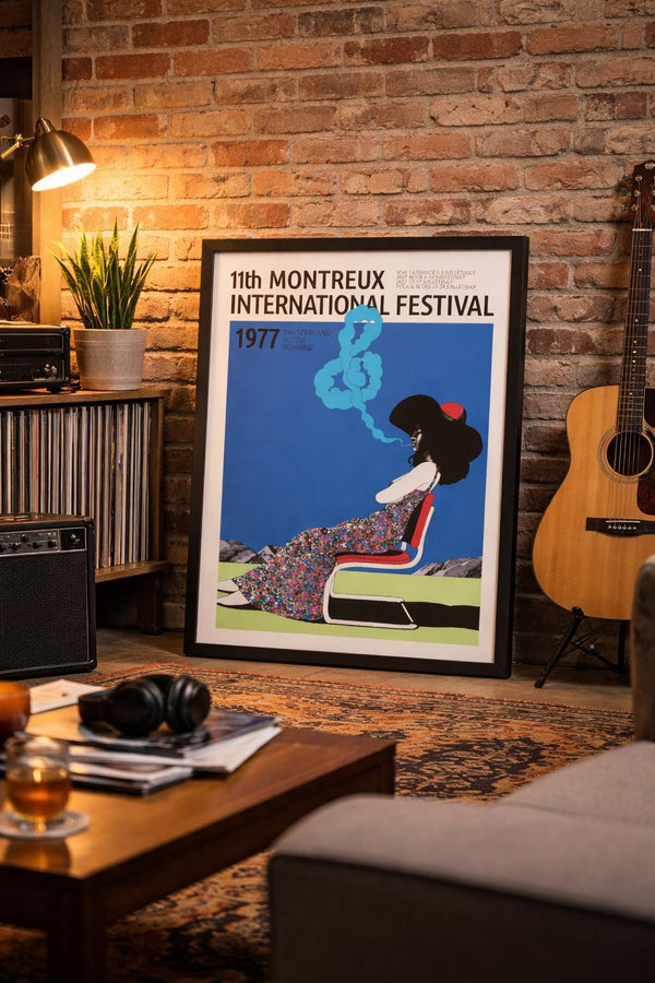 Montreux 1977, jazz festival original poster, (Digital Download) 1001585570