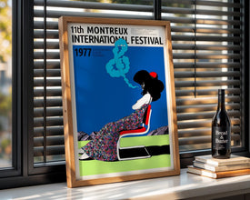 Montreux 1977, jazz festival original poster, (Digital Download) 1001585570