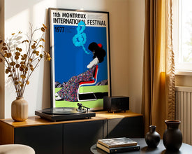 Montreux 1977, jazz festival original poster, (Digital Download) 1001585570