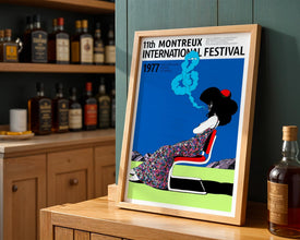 Montreux 1977, jazz festival original poster, (Digital Download) 1001585570