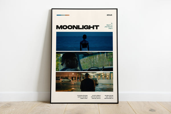 Moonlight Movie Poster, Modern Movie Poster Print, Moonlight Poster Wall Decor, DIGITAL FILES 1396499750