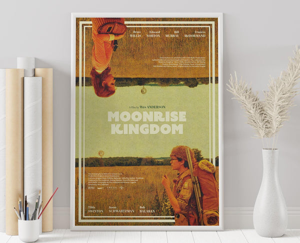 Moonrise Kingdom Poster - Wes Anderson - Custom Poster - Minimalist Movie Poster - Vintage Movie Poster - Wall Art Print - Home Decor - Gift 1874829156