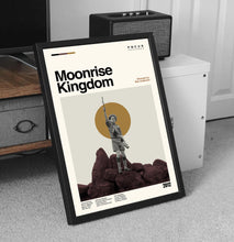 Moonrise Kingdom Poster, Mid-Century Modern Art, Minimalist Movie Print 4427300727