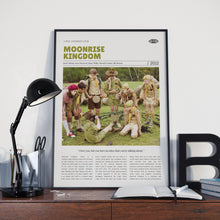 Moonrise Kingdom, Wes Anderson, Retro Movie Poster, Custom Movie Poster 4421169071