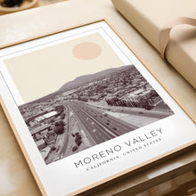 Moreno Valley Poster Print, Moreno Valley Travel Poster, Moreno Valley Minimalistic Wall Art, Moreno Valley, California, United States 1882438089