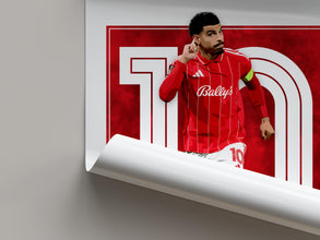Morgan Gibbs-White Poster Nottingham Football Poster, Modern Sports Design 4394250688