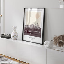 Moscow Poster Print, Moscow Travel Poster, Moscow Minimalistic Wall Art, Moscow, Russia 1882437883
