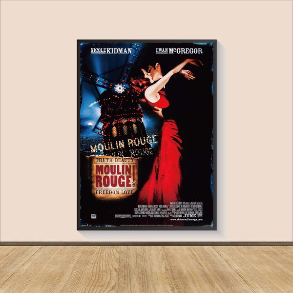 Moulin Rouge Canvas Movie Poster Print, Room Decor 1757414712