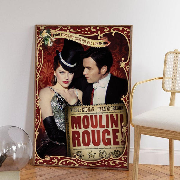 Moulin Rouge Movie Poster High-Definition Canvas Art Print 4304578272 - Copy (2)