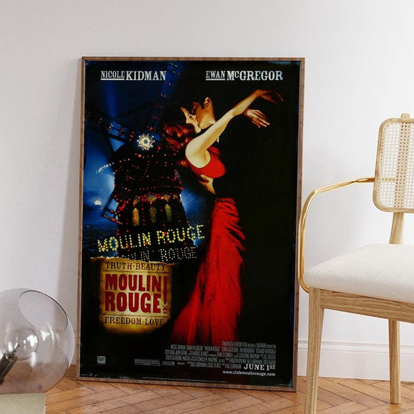 Moulin Rouge Movie Poster High-Definition Canvas Art Print 4304578272 - Copy (3)