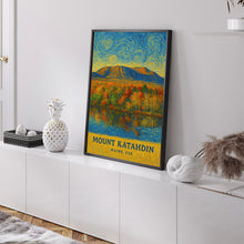 Mount Katahdin Print, Mount Katahdin Photo Poster, Mount Katahdin Travel Wall Art, Mount Katahdin Map Print, Mount Katahdin, Maine, USA