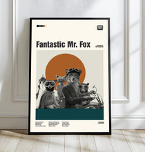 Mr. Fox Poster, Mid-Century Modern Movie Art (Digital Download) 4442049266 2150