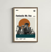 Mr. Fox Poster, Mid-Century Modern Movie Art (Digital Download) 4442049266