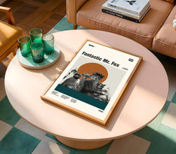Mr. Fox Poster, Mid-Century Modern Movie Art (Digital Download) 4442049266