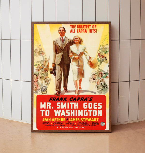 Mr. Smith Goes to Washington 1939Poster Art Print Movie Posters Gift for Movie lovers 6