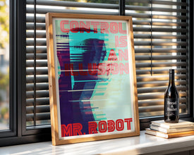 Mr Robot Poster Control is an Illusion TV Series Art (Digital Download) 659225395