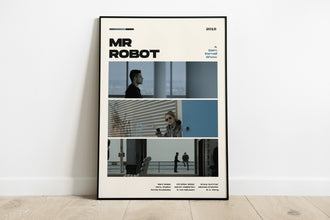 Mr Robot Tv Show Poster, Modern Movie Poster Print, Mr Robot Poster Wall Decor, DIGITAL FILES 1415169828