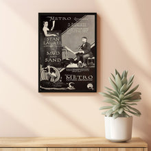 Mud and Sand 1922Poster Art Print Movie Posters Gift for Movie lovers
