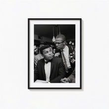 Muhammad Ali Print, Malcolm X Black and White Wall Art, Vintage Print, Photography Prints, Museum Quality Photo Art Print 1620778939
