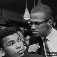 Muhammad Ali Print, Malcolm X Black and White Wall Art, Vintage Print, Photography Prints, Museum Quality Photo Art Print 1620778939